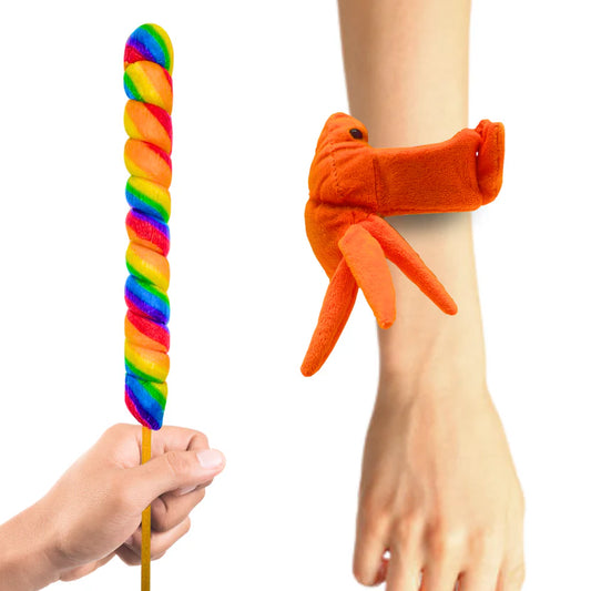 Crab Slap Bracelet w/ Lollipop