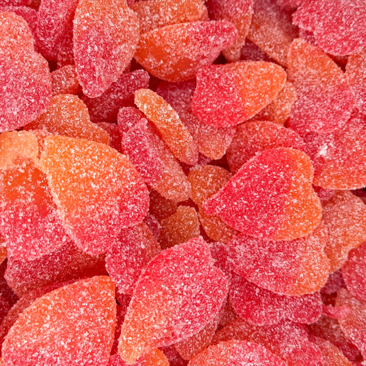 Gummy Peach Hearts